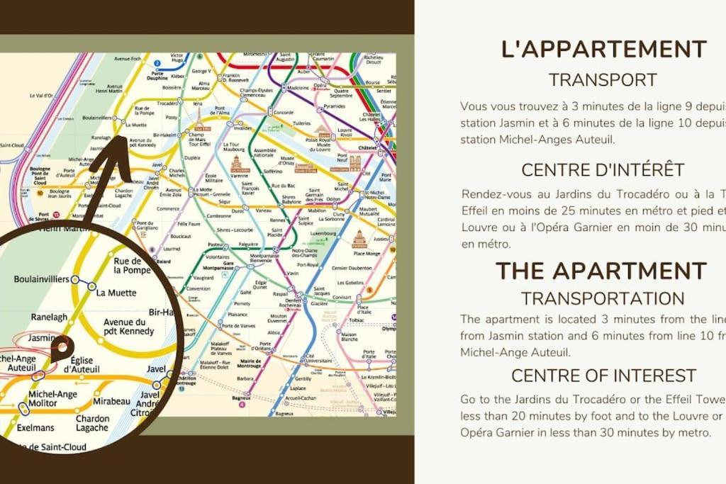 21#appart Hotel#1bedroom#4pers#paris 16#ac * Parijs